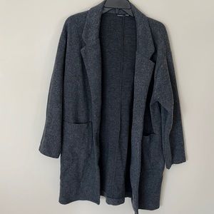 Zara grey wool coat